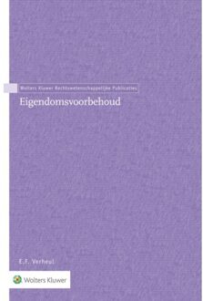 Eigendomsvoorbehoud - Boek Emil Fridolin Verheul (9013146031)