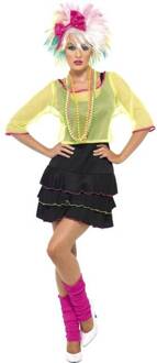 Eighties pop girl fluor