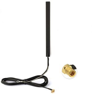Eightwood Dab + Fm/Am Auto Radio Antenne Amplified Antenne Interne Glas Mount Smb Connector Voor Jvc Pioneer Alpine kenwood Clarion