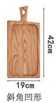 Eiken Lade Snijplank Broodplank Cuisine Display Lade Keuken Board Houten Snijplank Licht Groen