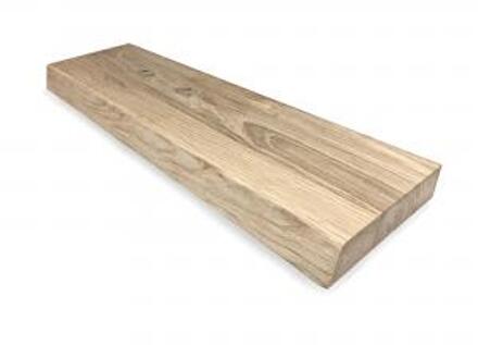 Eiken plank massief boomstam 50 x 15 cm