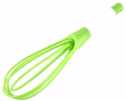 Eiklopper Mixer Multi Functionele Roterende Handmatige Mini Plastic Keuken Ei Garde Bakken Hulpmiddel Ei Roerwerk Siliconen Eco Vriendelijke groen