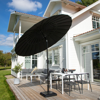 Einar parasol zwart - Ø 270 cm