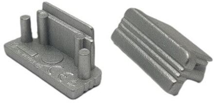 Einddop voor aluminium glans Surface 10 Ledstrip profielen - per 2 stuks
