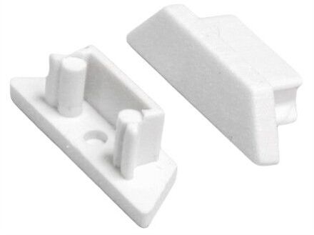 Einddop voor Arc 12 Ledstrip profiel - Wit - Set 2 stuks