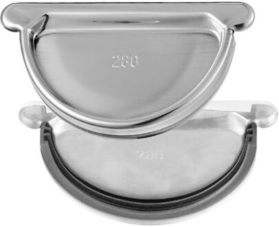 Eindkap Met Rubber Voor Kraalgoot Verzinkt 153mm