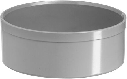 Eindkap - Pvc - Grijs - Ø125mm