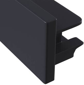 Eindkap Track, 1-fase-rail, zwart