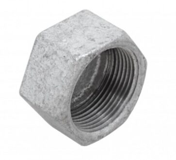 Eindkap van smeedbaar ijzer, verzinkt, 3/4"IT, (300) - 989812055