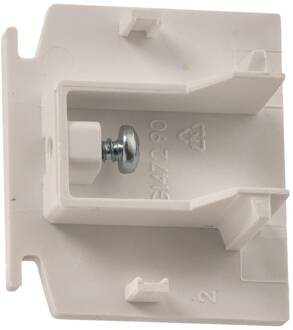 eindkap voor Phase railsysteem, wit