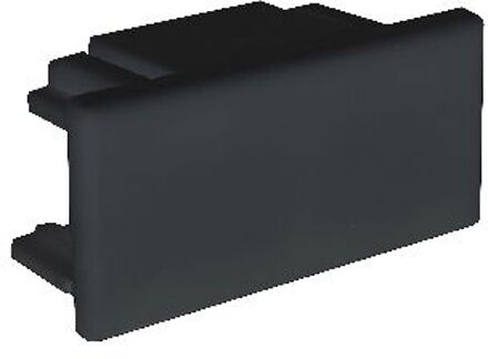 Eindkap voor zwarte spanningsrail - 1-fase