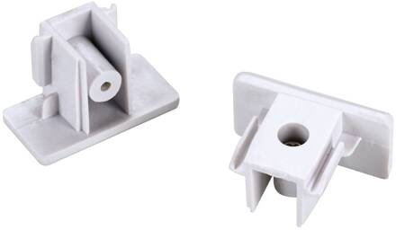 Eindkappen - Wit - 2 Stuks