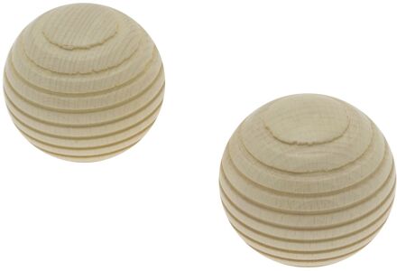 Eindknop Gordijnroede Bol Beuk 28mm 2st