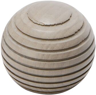 Eindknop Gordijnroede Bol Taupe 28mm 2st
