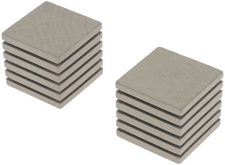 Eindknop Gordijnroede Gestreepte Kubus Taupe 28mm 2st