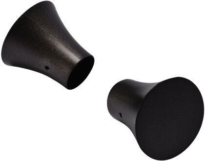 Eindknop Gordijnroede Saxo Antraciet 28mm 2st