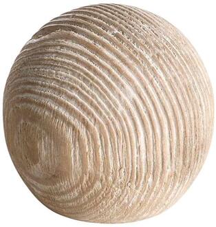Eindknop Sphere Gordijnroede - FSC Vintage - Ø28mm (1280084) - Hout - Beige