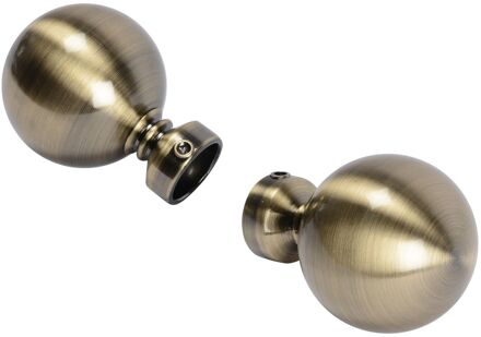 Eindkop Bulb Koper 20mm 2x