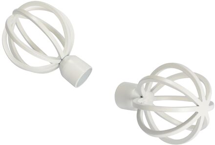 Eindkop Cage Antraciet 20mm 2x