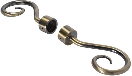 Eindkop Curl Antraciet 20mm 2x