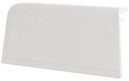 Eindstuk links, wit essenhout, voor plint - 98830220