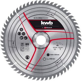 Einhell Cirkelzaagblad Hout - 250mm - 60t - Hardmetaal