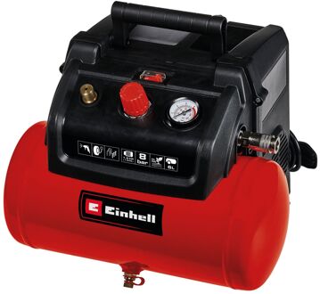 Einhell Compressor Tc-ac 190/6/8 Of - Olievrij - 6l - 8 Bar - 1200w