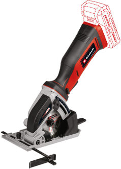 Einhell TE-CS 18/89 Li - Solo Mini-handcirkelzaag 89 mm Zonder accu, Incl. doorslijpschijf 18 V