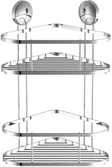 Eisl Douchehoekrek 22x18x35 cm chroomkleurig Zilver