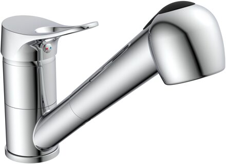 Eisl Keukenmengkraan VERONA met uittrekbare uitloop chroomkleurig