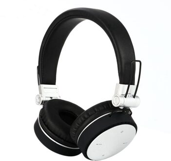 EK-MH10 Headset, Sport Opvouwbare Kaart, Bluetooth 5.0 Subwoofer Fm Draadloze Headset Voor Reizen zilver