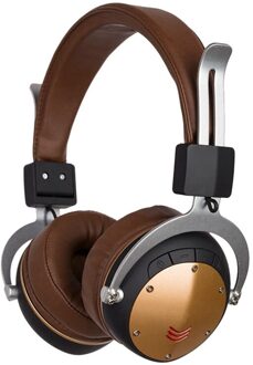 EK-MH6 Headset, Bluetooth 4.2 Kaart Pluggable Subwoofer Headset Draadloze Sport Opvouwbare Headset bruin