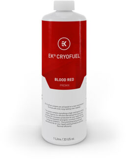EK Water Blocks EK-CryoFuel Blood Red Premix Fluid - 1 Litre