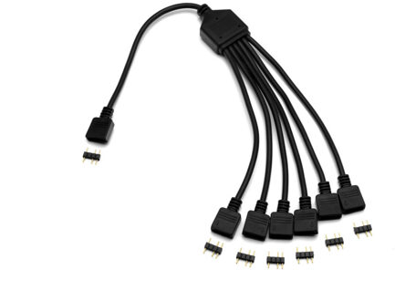 EK Water Blocks EK-D-RGB 6 Way Splitter Cable