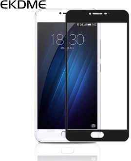 EKDME Toughened Full Cover Tempered Glass For Meizu M6 M5 M3 Note M5C M5S Pro 7 6 MX6 U10 U20 M3S Mini Screen Protector Film