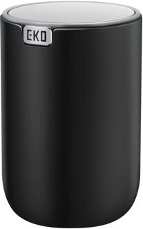 EKO Afvalbak Fandy - Kunststof - Zwart - Diameter12x16.5cm - 1.5l
