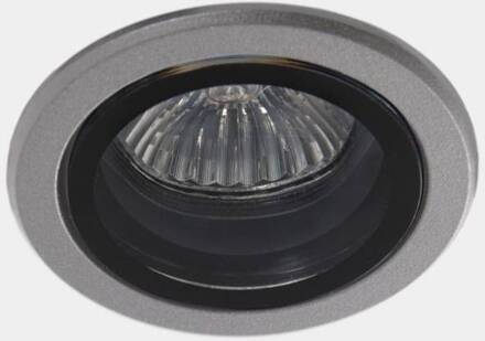 Eko inbouwspot, grijs, Ø 7,5 cm, aluminium