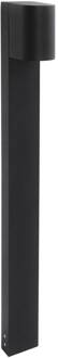 Eko Standaard tuinpadverlichting, zwart, hoogte 80 cm, aluminium