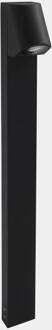 Eko Tuinpadverlichting, zwart, hoogte 80 cm, aluminium