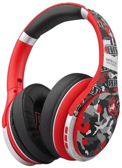 EL-A1 Headset, Bluetooth 5.0 Opvouwbare Draagbare Sport Headset Met Hifi Sound Effect Voor Het Luisteren Naar Muziek rood