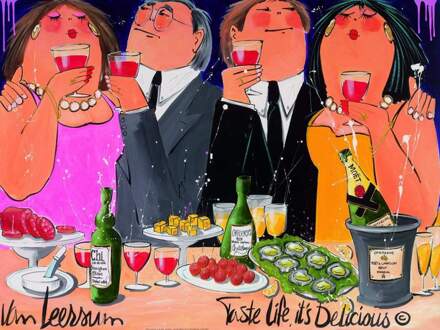 El Van Leersum - It`s Delicious Kunstdruk 80x60cm