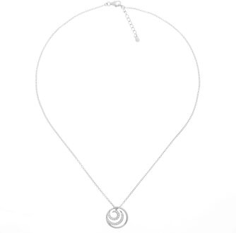 'Elaine' Dames 925 Sterling Zilveren Ketting met Hanger - Zilver ZH-7084