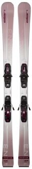 ELAN PRIMETIME N3 W + EL 9.0 BLK/PUR Piste Ski Dames 158 Zalm