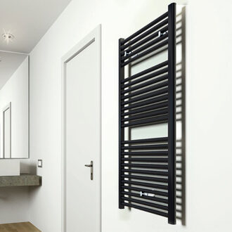 Elara sierradiator 118.5x60cm m/o aansluiting mat zwart