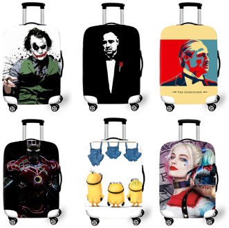 Elastic Luggage Protective Cover Case For Suitcase Protective Cover Trolley Cases Covers 3D Travel Accessories Movie Pattern T62