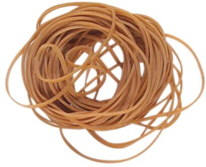 Elastiek standard rubber bands 10 30x1.5mm 500gr 4750 stuks bruin