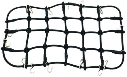 Elastische Bagagenet Voor 1/10 Traxxas Trx-4 Rc Auto Rock Crawler Onderdelen (Zwart 110*130Mm)