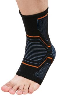 Elastische Gebreide Sport Enkel Ondersteuning Brace Voor Fietsen Yoga Basketbal Volleybal Unisex Voet Joint Enkel Protector Xl