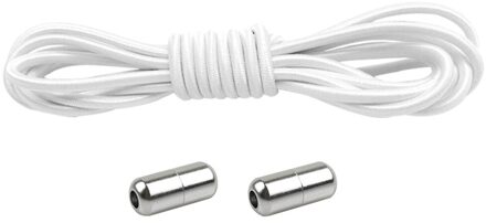 Elastische Geen Tie Schoenveters Halve Cirkel Veters Voor Kinderen En Volwassen Sneakers Schoenveter Quick Lui Metalen Slot Veters Schoen Strings 1