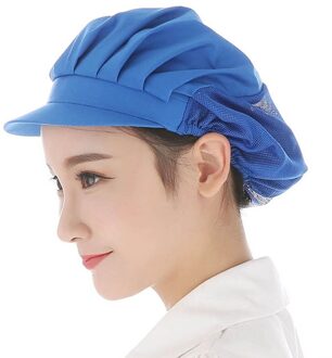 Elastische Keuken Hoed Mannen Vrouwen Chef Hoed Restaurants Accessoires Stofdicht Koken Cap Ademend Hotel Kok Cap HT4876NB